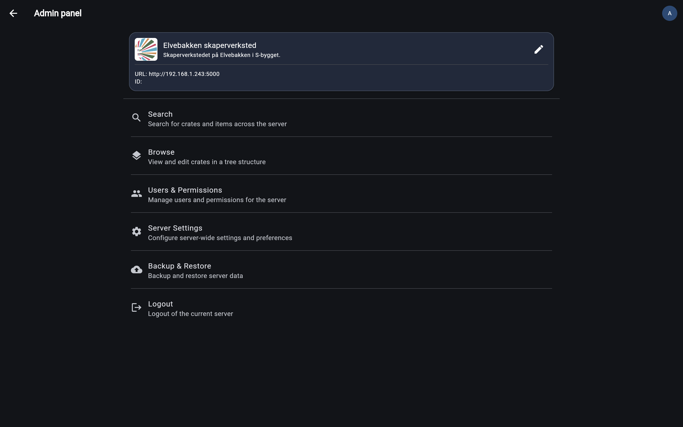 Admin-panel