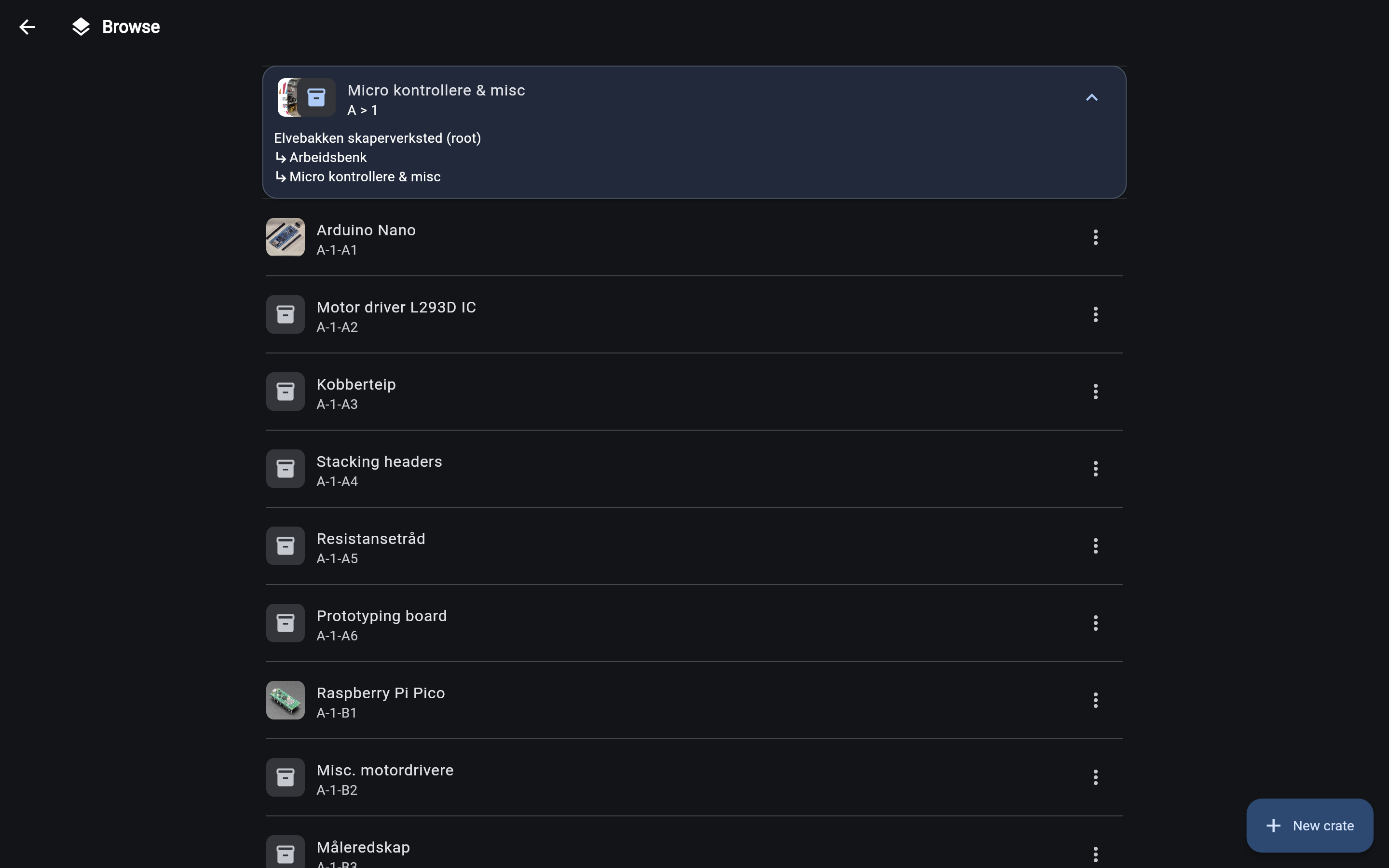 Deeply navigated browse view